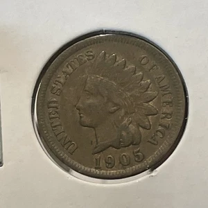 1905 1C BN Indian Cent F5688 Full Liberty - Picture 1 of 3