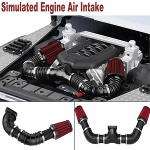 Simulierter Motoreinlass Einzel-/Doppelluftfilter für 1/10 Traxxas TRX4 Scx10 - Bild 1 von 8