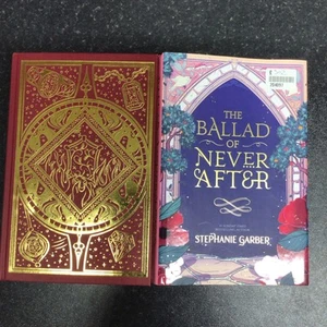 The Ballad of Never After by Stephanie Garber - 1st Ed Hidden Fire Flowers Cover - Picture 1 of 7