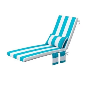 Outdoor Chaise Lounge Cushion 72 x 21 Inches with Head Pillow and Side - Picture 1 of 8