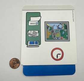 Lego Duplo Police Station Flat Plastic Backdrop From Set #4691