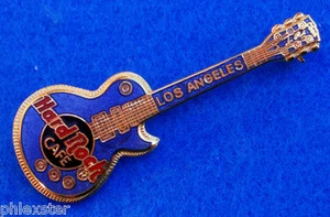GUITARRA PROTOTIPO LOS ANGELES DENIM AZUL GIBSON LES PAUL PIN Hard Rock Café - Imagen 1 de 1