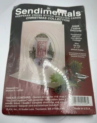 Sendimentals Colección Navidad 02506 Puerta Festiva Se Adapta a Marco 5x7 Foto 1 de 4