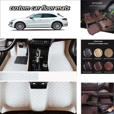 For Nissan Altima Rogue Murano March Maxima Kicks Qashqa Sentra Car Floor Mats - Imagem 1 de 4