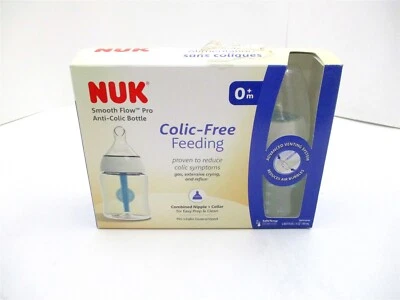 Biberón anticólicos NUK Smooth Flow Pro - 5 oz/3 paquete Foto 1 de 4