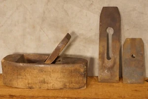 Antique 19th Century Wood Hand Plane Tool - Picture 1 of 6