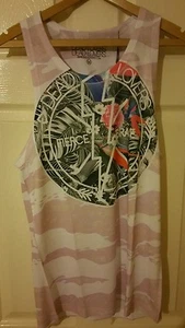 New with Tags Designer Dead Lovers Camo Pink Graphic Charlie Vest - Picture 1 of 1
