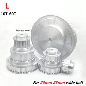 Poleas de correa de distribución L 10T-60T dientes 20 mm 25 mm ancho de correa rueda síncrona - Imagen 1 de 7