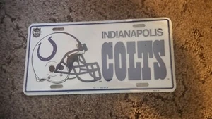 Placa de matrícula de colección Indianapolis Colts 1996 sellada - Imagen 1 de 1