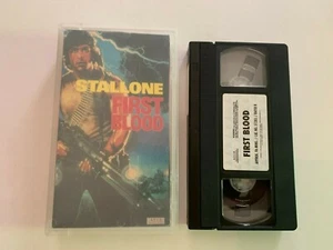 1982 First Blood VHS Video Tape Sylvester Stallone - Picture 1 of 2