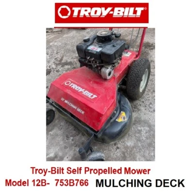 Cortacésped Troy-Bilt 33" cubierta ancho caminar detrás AUTOPROPULSADO - 8,5 HP EXCELENTE ESTADO Foto 1 de 4