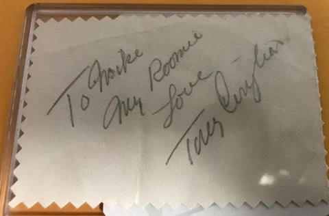 Tony Conigliaro Signed Cut "To Mike My Roomie Love/Mike Ryan Boston Red Sox SCG Cover