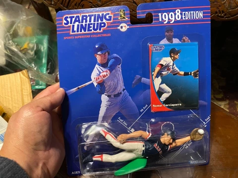 NOMAR GARCIAPARRA RED SOX ROOKIE 1998 STARTING LINEUP Action Figure w/ Card Cover