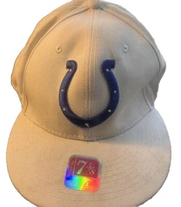 Gorra Mitchell & Ness Indianapolis Colts NFL blanca ajustada talla 7 5/8 - Imagen 1 de 5