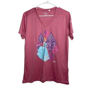 Run Disney Cinderella Princess Fairy Tale Challenge Shirt Adult Large Pink 2023 - Picture 1 of 7