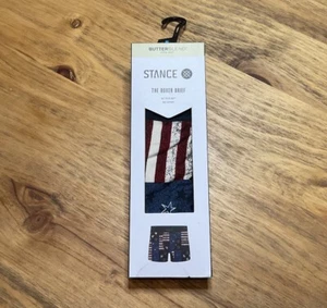 Calzoncillo boxer modal Stance para hombre talla mediana estampado de bandera de EE. UU. valiente - Imagen 1 de 5