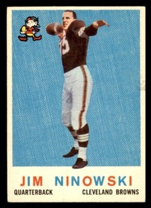 1959 Topps Football #125 Jim Ninowski EX *d2
