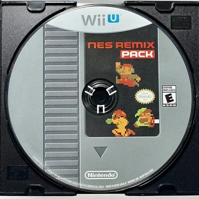 NES Remix Pack Wii U (Nintendo Wii U, 2014) Game Disc Only Tested Fast Shipping - Image 1 of 4