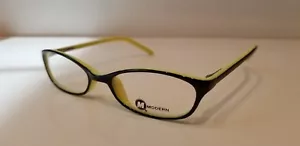 Modern Optical Oval in Black/Lime - Picture 1 of 1