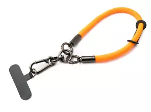 Wrist Loop Bracelet for Smartphone Cover From Nylon IN Orange - Picture 1 of 4