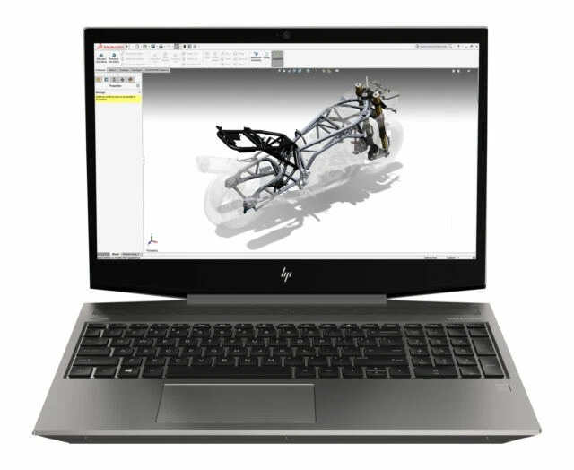 HP ZBook 15v G5 15,6 Zoll (512GB SSD, Intel Core i7 9. Gen., 4,50 GHz, 16GB) Laptop (mit NVIDIA Quadro P620) - Turbo Silver - 8JL44EA#ABD