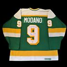 Maillot de hockey vintage XL signé Mike Modano North Stars CCM LNH COA