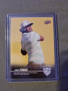 Juego Upper Deck All-Sports 2022 Momentos con fecha 🔥Tony Finau 🔥¡ORO/100!  - Imagen 1 de 2
