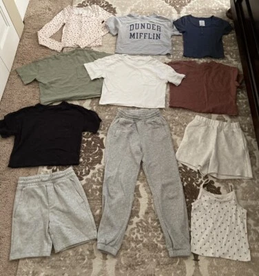 Girls Gap Teen Size 8 / Medium Mixed Lot Of 11 Tops Bottoms - Image 1 of 4