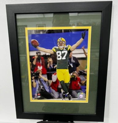 Foto de aterrizaje de Jordy Nelson Green Bay Packers Super Bowl XLV Foto 1 de 4