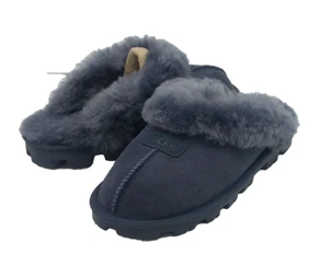 UGG COQUETTE WOMEN SLIPPERS SUEDE EVE BLUE US 10 /UK 8 /EU 41 - Picture 1 of 6