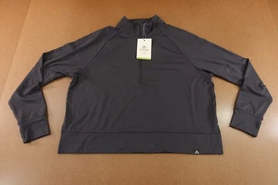 Pullover Alpine Design para mujer talla XL carbón manga larga 1/2 cremallera nuevo con etiquetas Foto 1 de 4