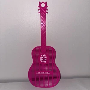 Anti Social Social Club Pink Guitar Fly Swatter ASSC Neon New DS Hype - Picture 1 of 6