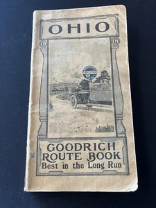1916 Goodrich Route Book Ohio Best In The Long Run BF Goodrich Tire Oil Can - Picture 1 of 6