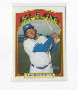 VLADIMIR GUERRERO JR 2021 TOPPS HERITAGE BASEBALL CARD-YOUR SUPERSTAR SHIPS FREE - Picture 1 of 22