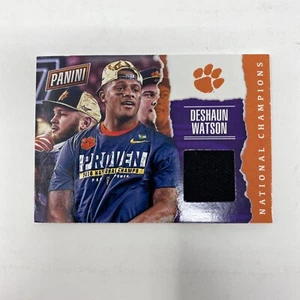 2017 Panini National Champions Relics Deshaun Watson #9 Rookie RC - Picture 1 of 2