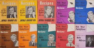 Bob Allison Ask Your Neighbor WWJ Radio Recipe Cookbooks Detroit 1960s 10 Issues