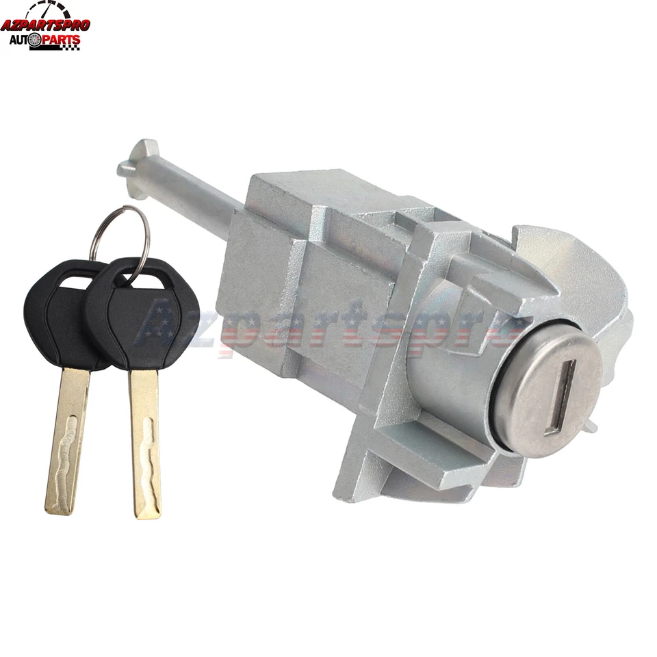 Barril de cilindro de trava de porta esquerda para motorista com chaves para 2001-2006 BMW 325i 325ci 325xi - Imagem 1 de 4