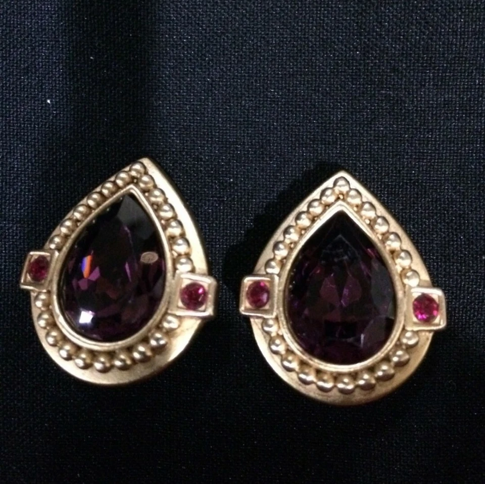 Подлинные винтажные серьги Oscar De La Renta  - Изображение 1 из 3