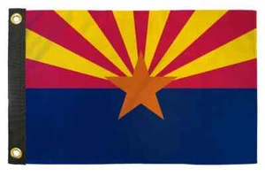 Arizona 12x18in Boat Flag Arizona AZ State ATV Motorcycle Boat Decor Flag - Picture 1 of 5