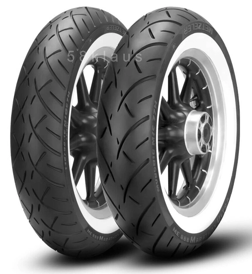 Satz Metzeler ME 888 MARATHON ULTRA WW 130/90B16 73H + MT90B16 72H WW Set Paar - Bild 1 von 1