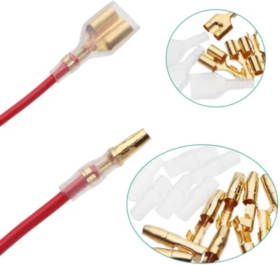 10/20/50Set Kabelschuhe 3.9mm Car Quetschverbinder Steckverbinder Rundsteckhülse - Bild 1 von 4