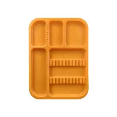 1 pieza bandejas dentales separadores odontológicos autoclables caja de colocación dividida herramienta Foto 1 de 4