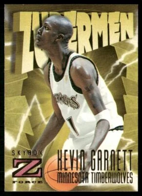 1996-97 SkyBox Z-Force Zupermen Kevin Garnett #173 *B* - Image 1 of 2