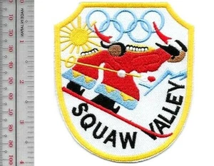 Skiing California Squaw Valley Ski Resort 1960 Olympic Patch NO TARIFF - Picture 1 of 1