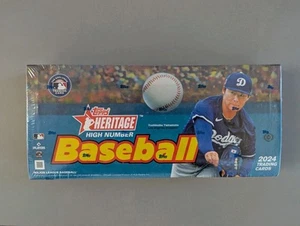 2024 Topps Heritage High Number Baseball Factory Sealed Hobby Box FREE SHIPPING - Picture 1 of 1