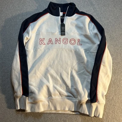 Chaqueta pulóver Kangol 1/4 cremallera nueva con etiquetas - para hombre talla pequeña S Foto 1 de 4