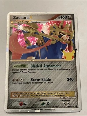 Zacian LV. X SWSH135 SWSH: Sword & Shield Promo Cards Holo - Image 1 of 4