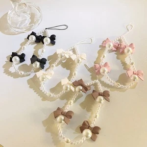 Colorful Phone Lanyard pearl Key Strap 2024 Mobile Phone Chain Phone - Zdjęcie 1 z 11