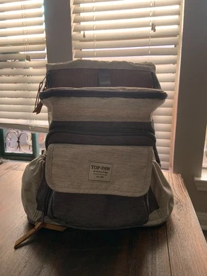 Top Paw Backpack for Dog/Cat 15lbs Capacity - for Travel/Outdoor Adventure USED - Image 1 of 4