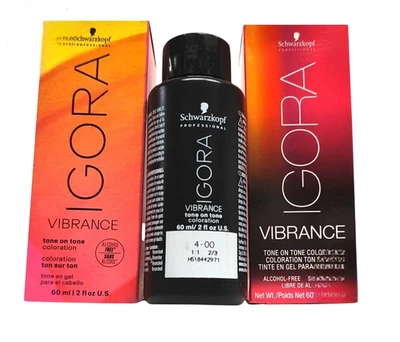 Schwarzkopf Igora Vibrance Tone on Tone Coloration HAIR COLOR 2.02 oz CHOOSE COL - Image 1 of 4